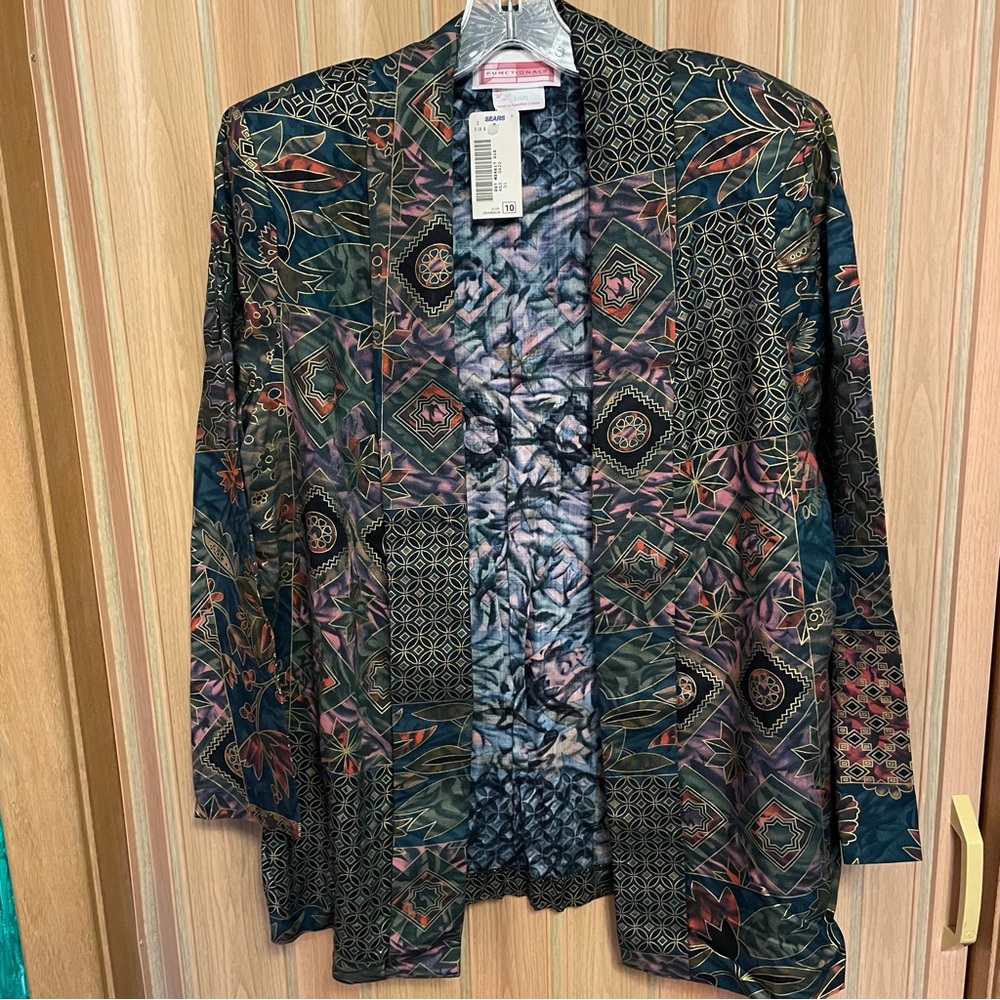 Sears Multicolor Patterned Jacket
